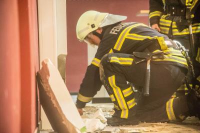 Waiblingen-Bittenfeld: Dehnfugenbrand in der Gemeindehalle